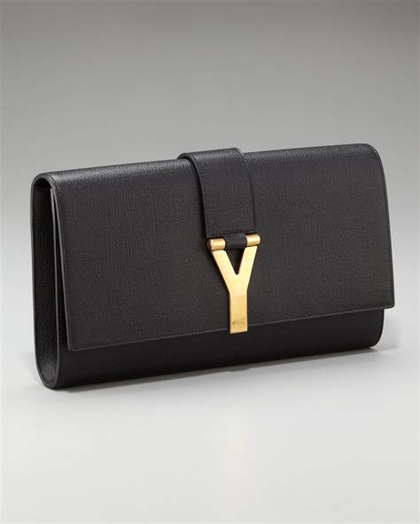 ysl leather y clutch|YSL clutches on sale.